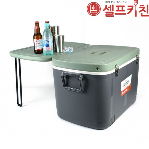 마이파트너 T아이스박스 56L 테이블 세이블 캠핑용 대용량 쿨러